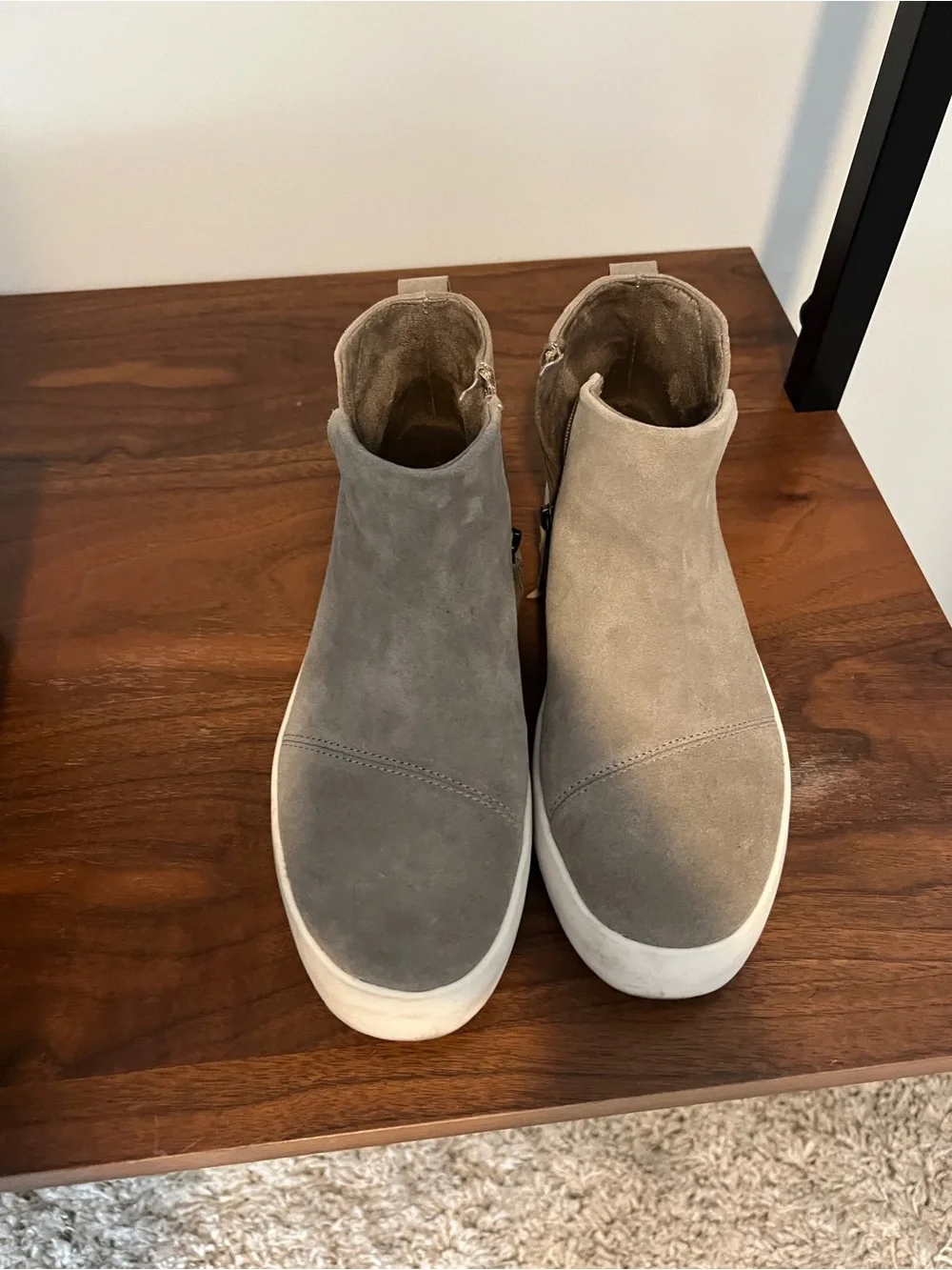 Women’s Toms Casual Suede Slip-On Sneakers - Taupe